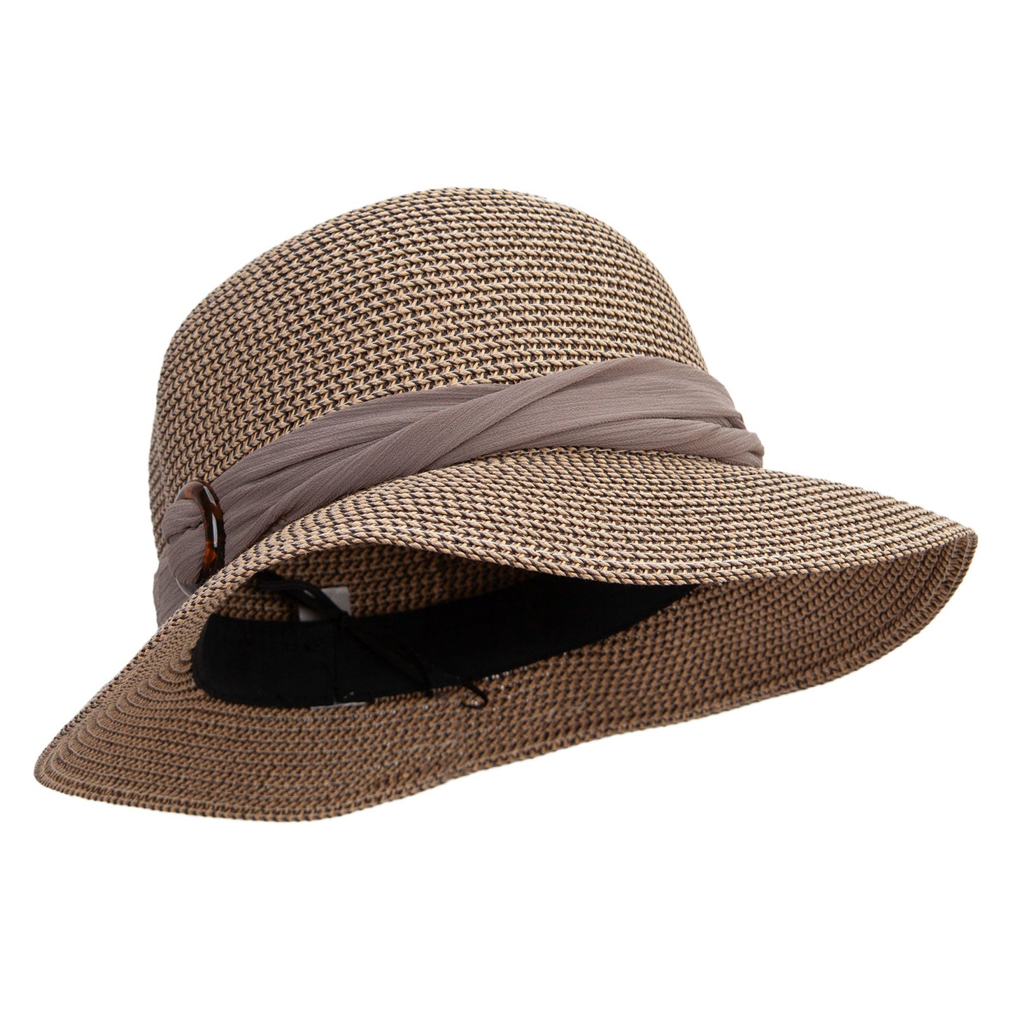 Women's Asymmetrical Paper Braid Hat