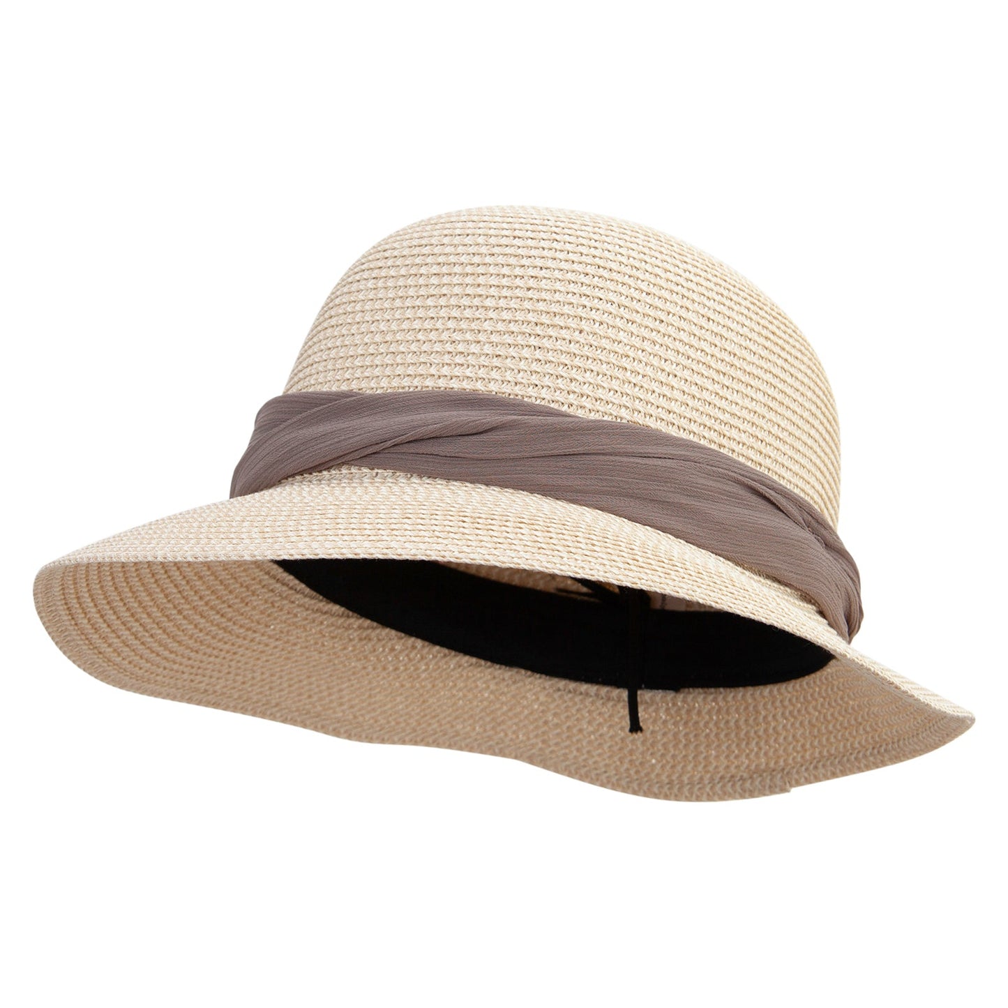 Women's Asymmetrical Paper Braid Hat