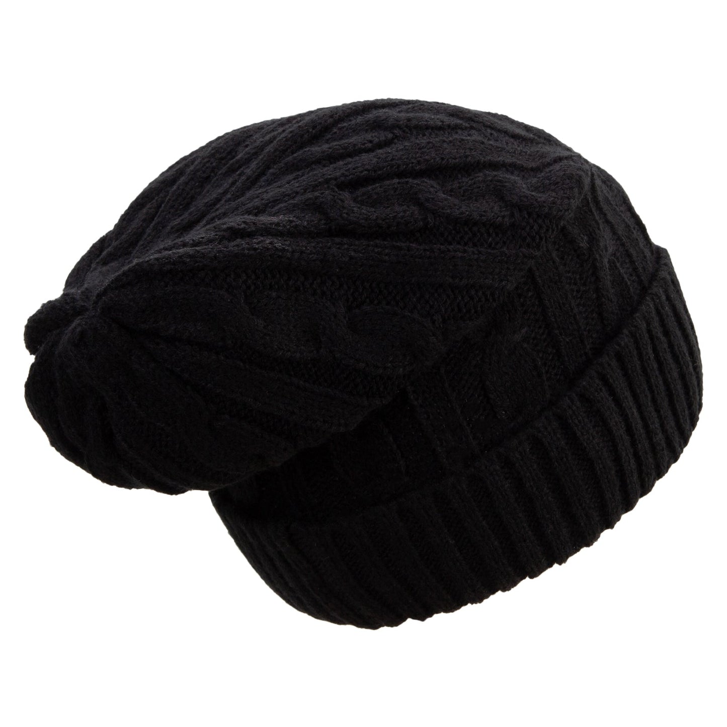 Big Size Cable Beanie