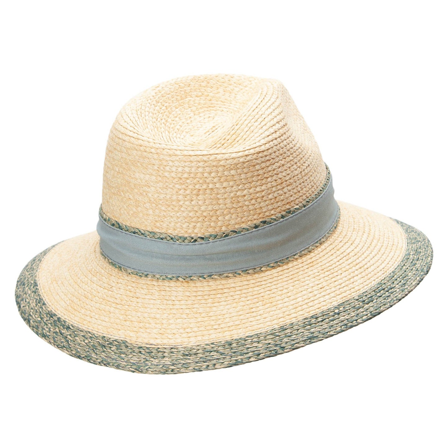 Women's Colored Brim Fedora