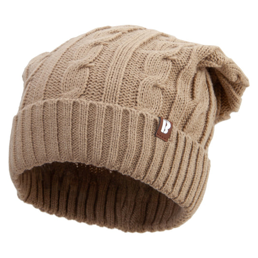 Big Size Cable Beanie