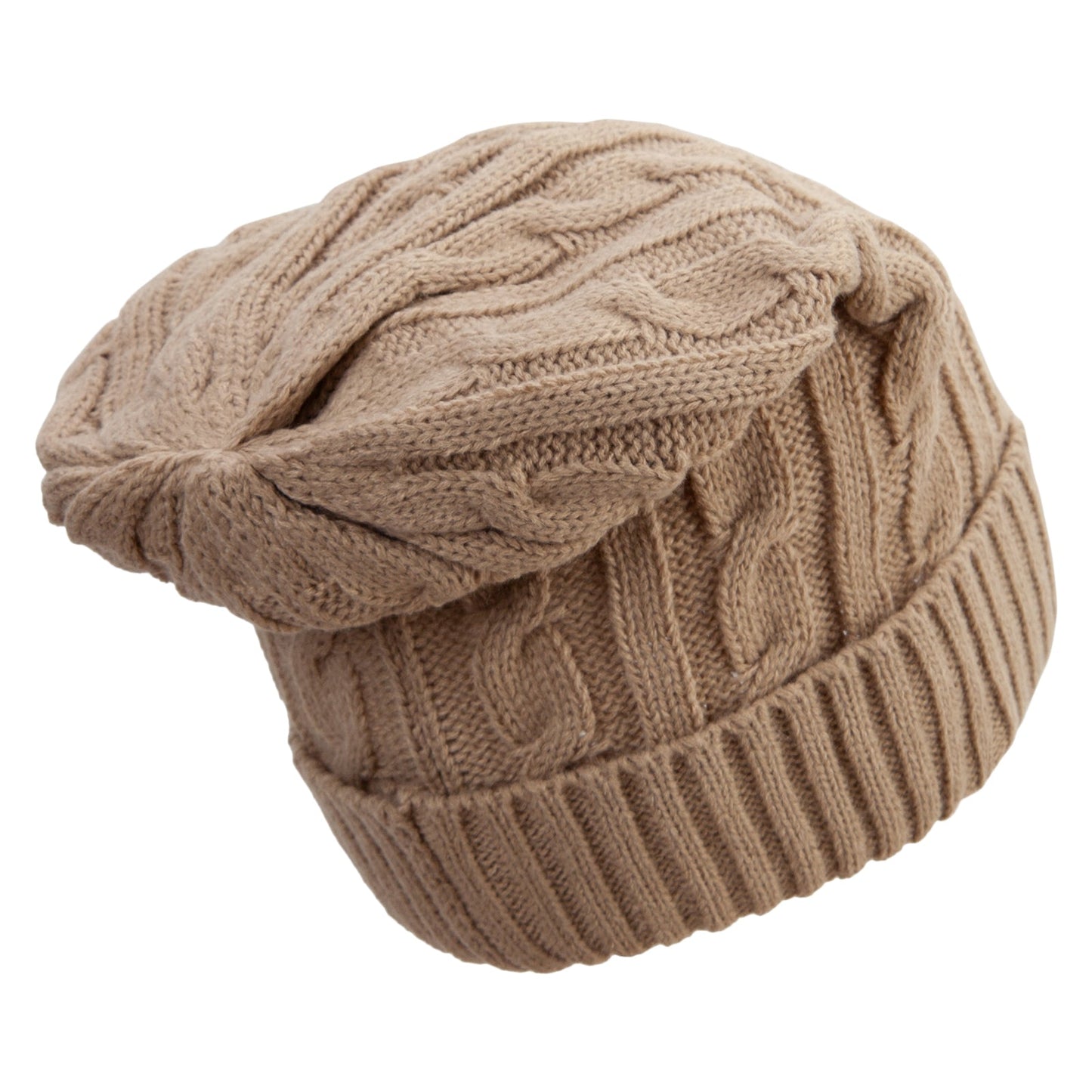 Big Size Cable Beanie