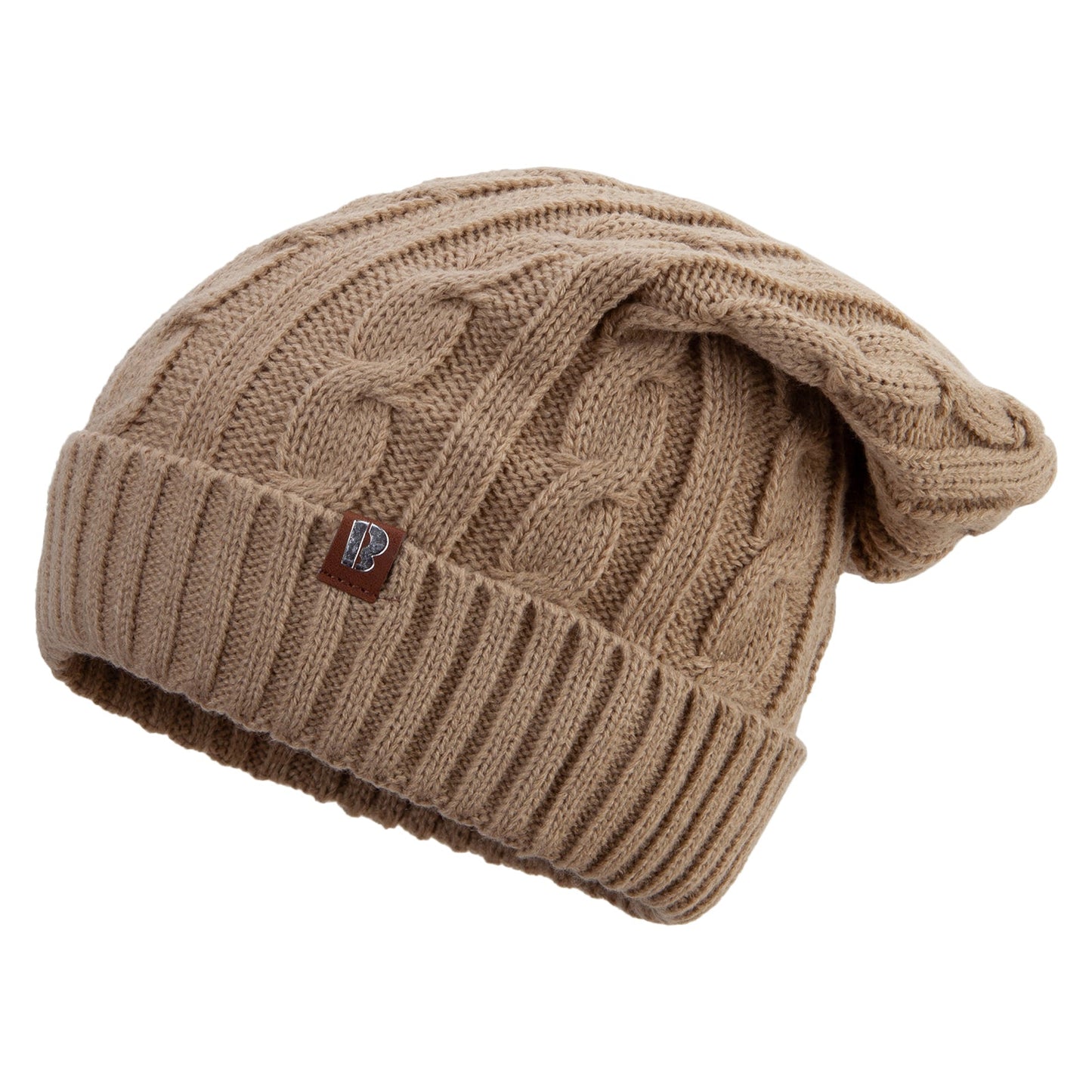 Big Size Cable Beanie