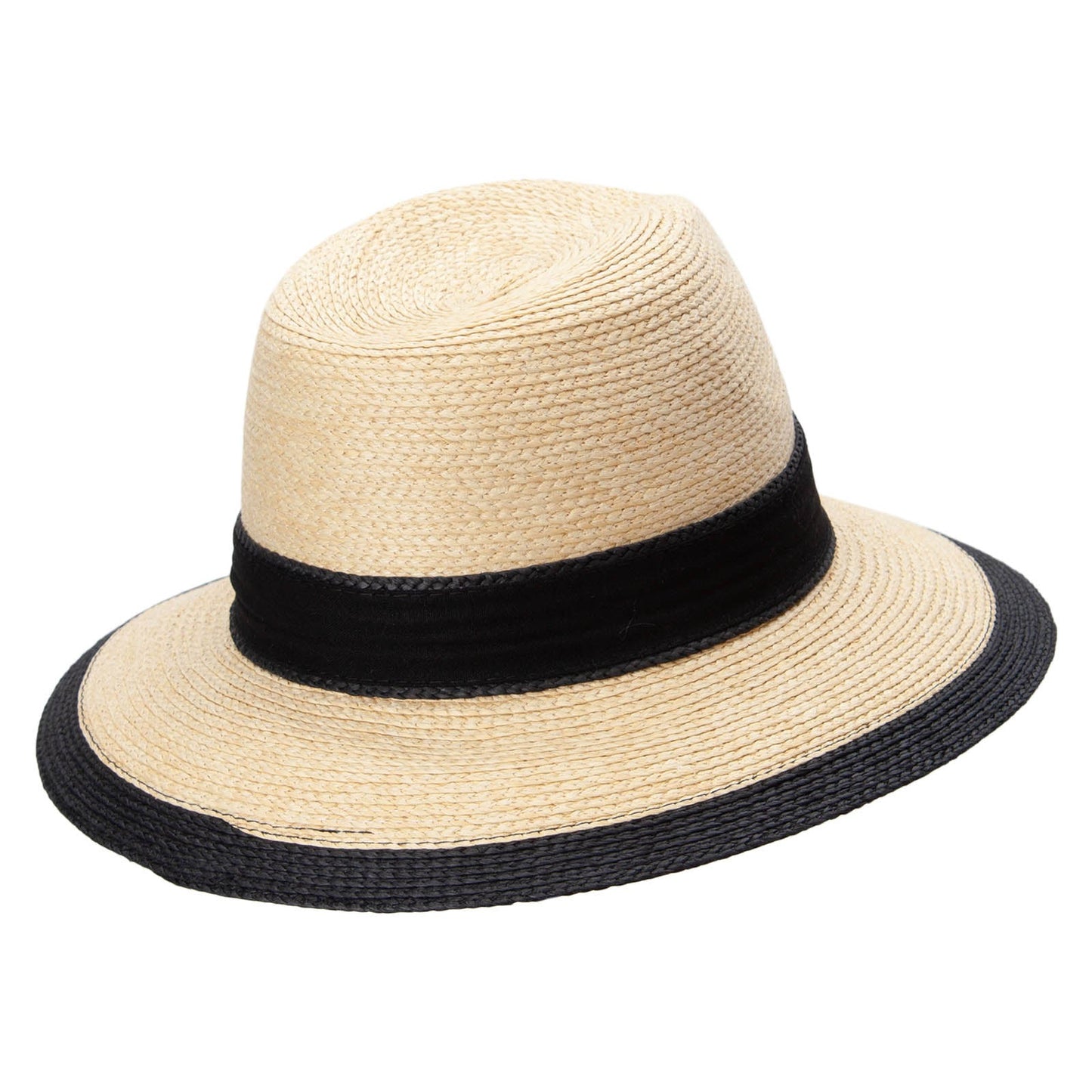 Women's Colored Brim Fedora