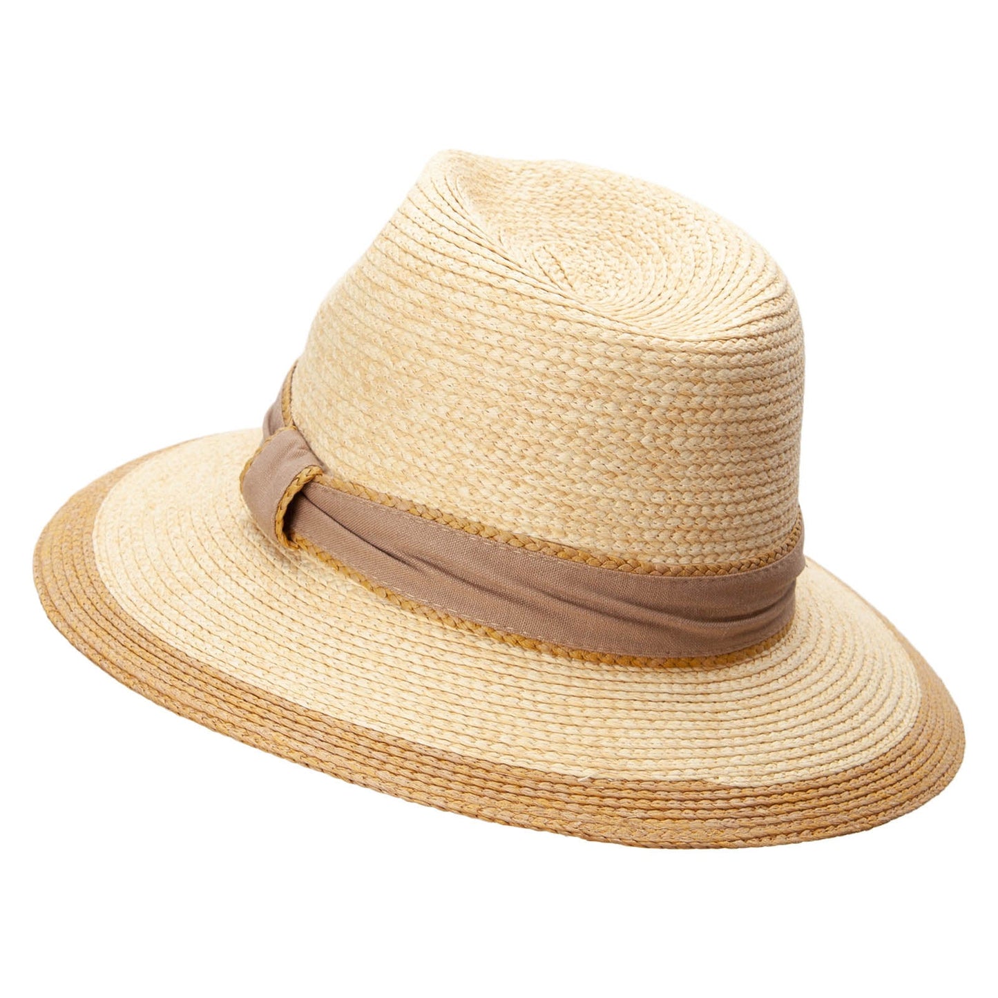 Women's Colored Brim Fedora