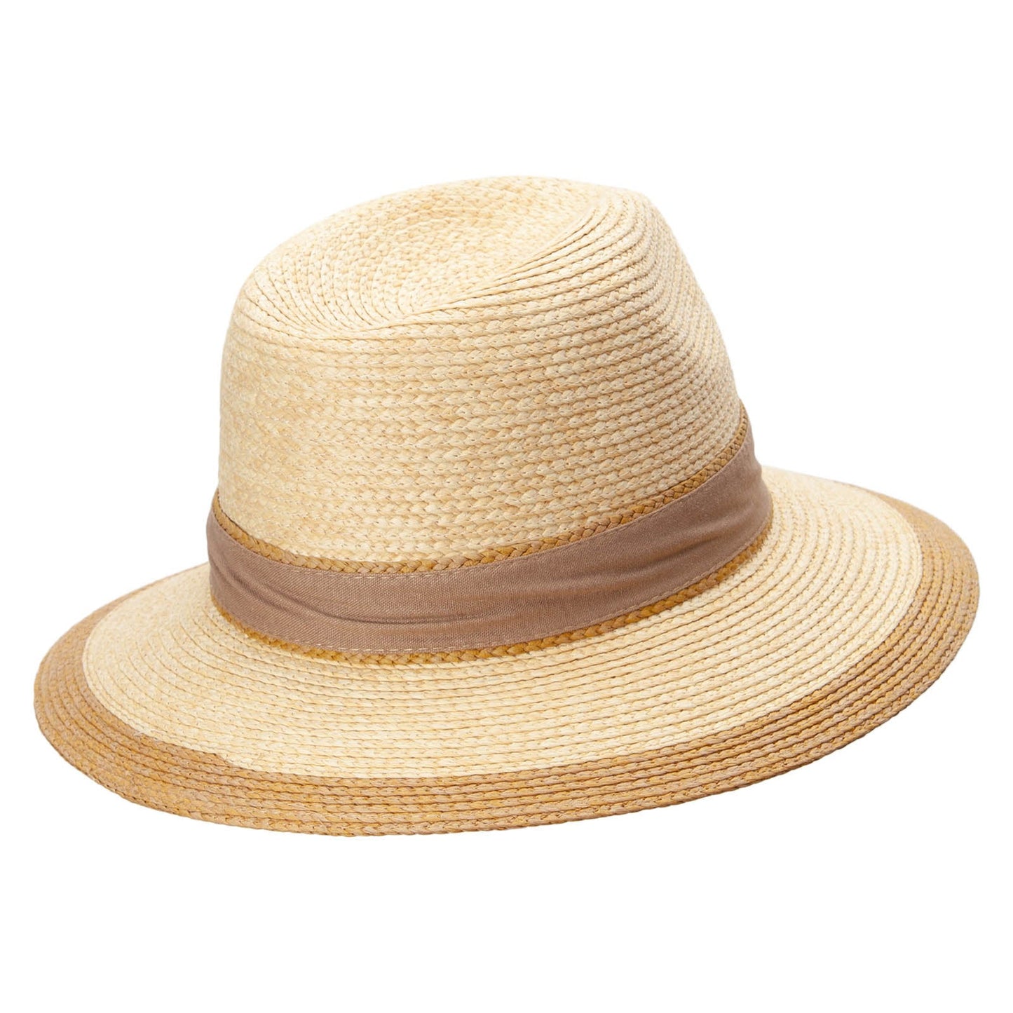 Women's Colored Brim Fedora
