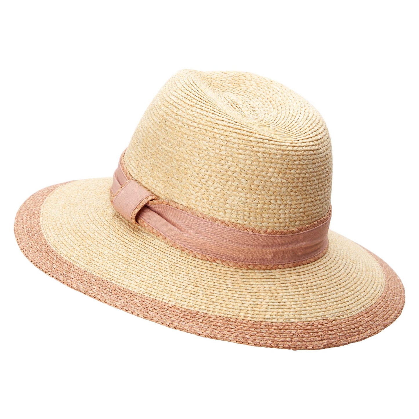 Women's Colored Brim Fedora