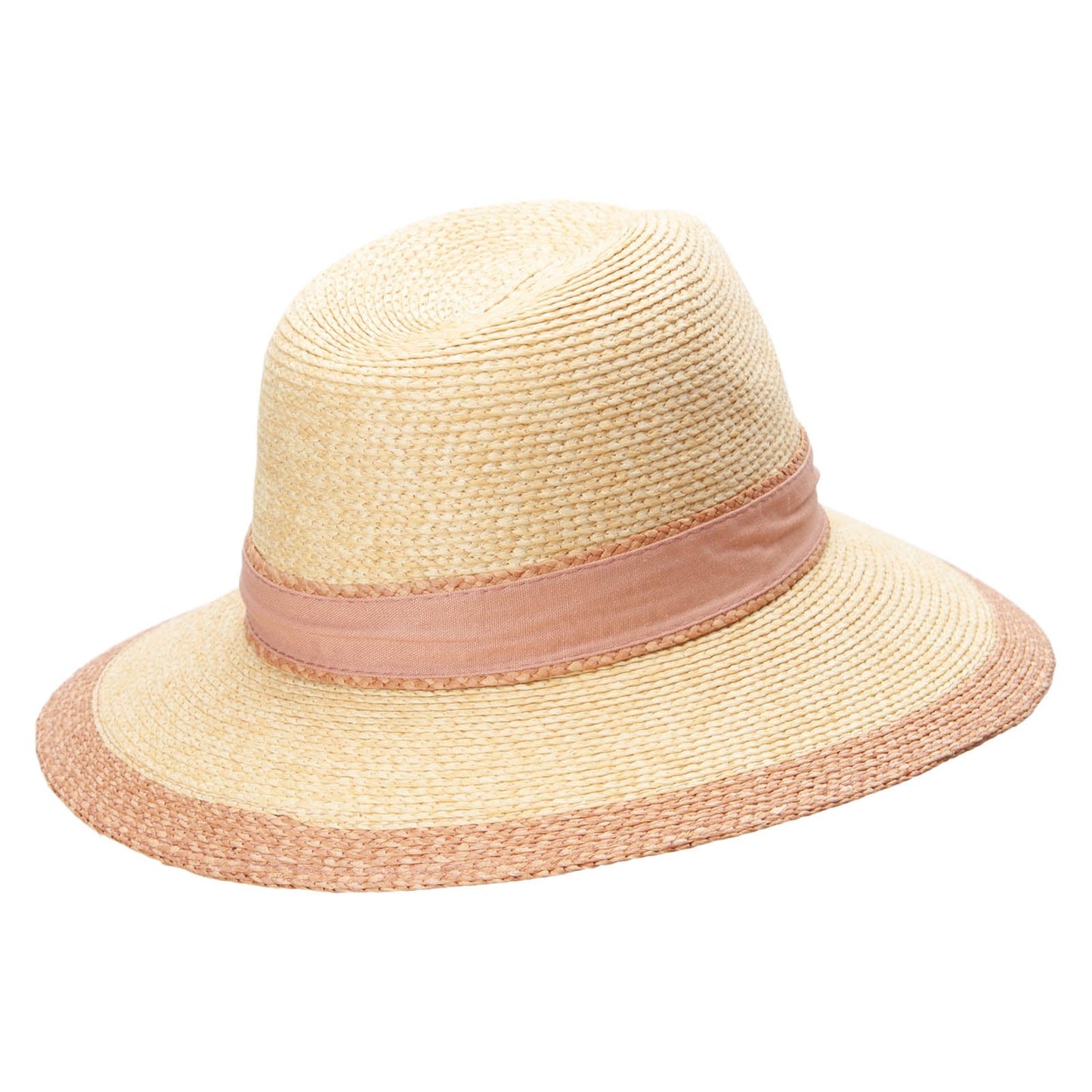 Women's Colored Brim Fedora