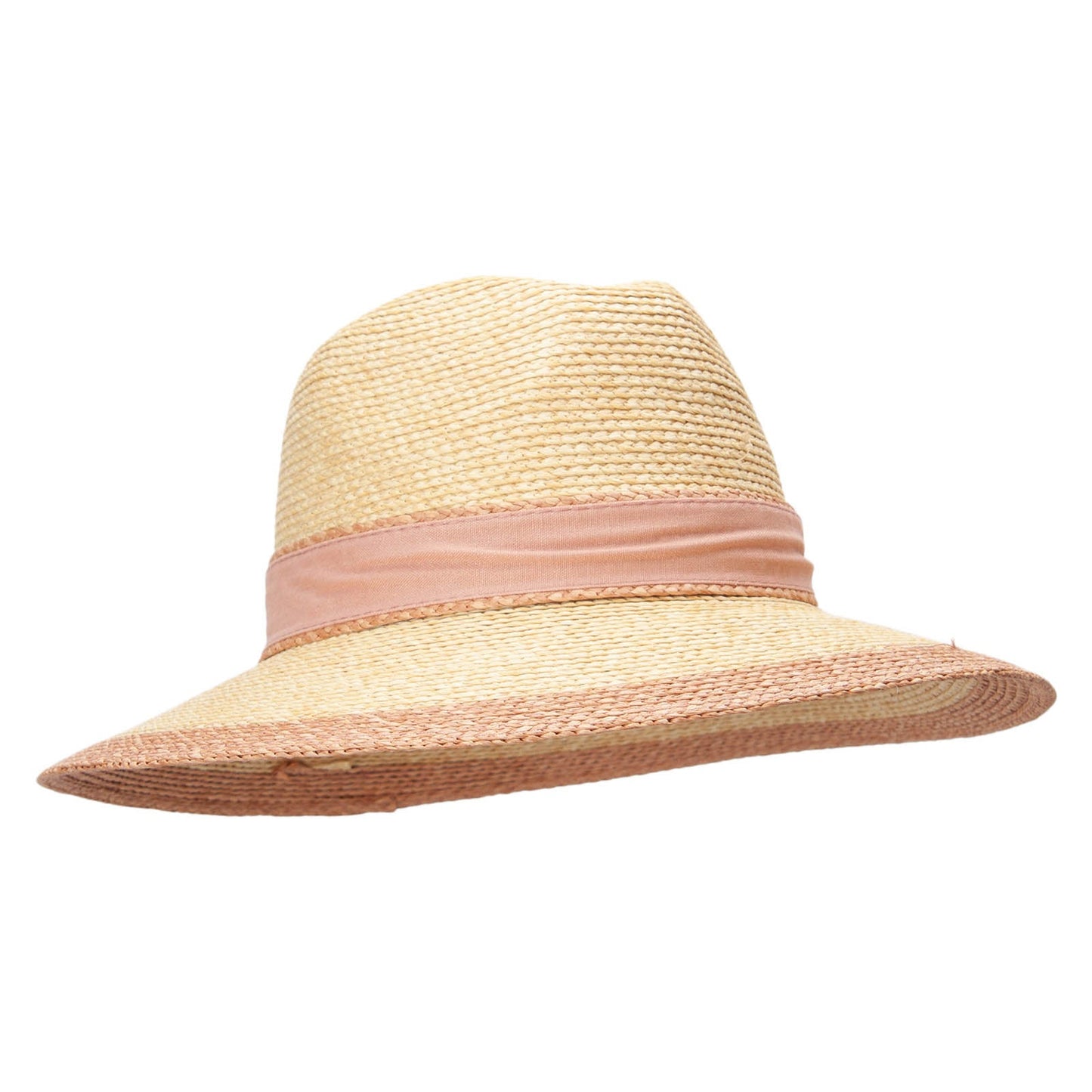 Women's Colored Brim Fedora