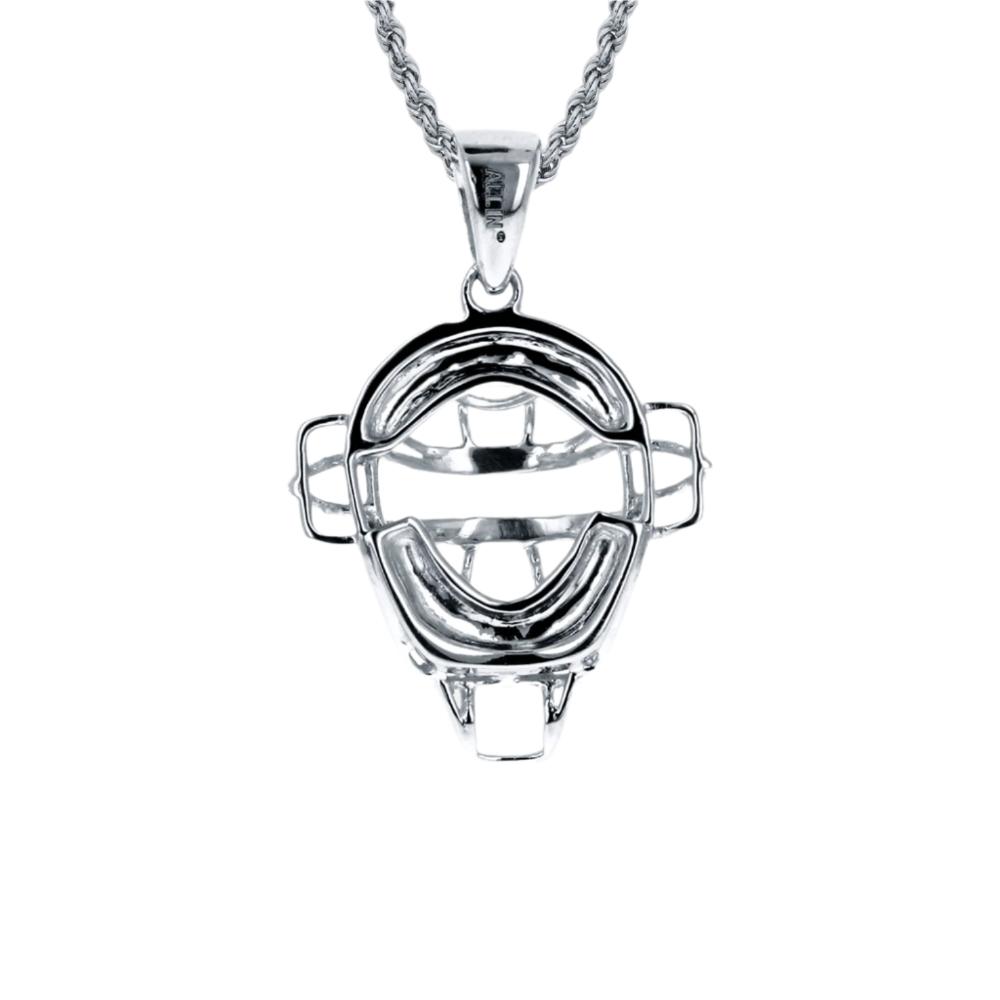 Baseball Catchers Mask Necklace