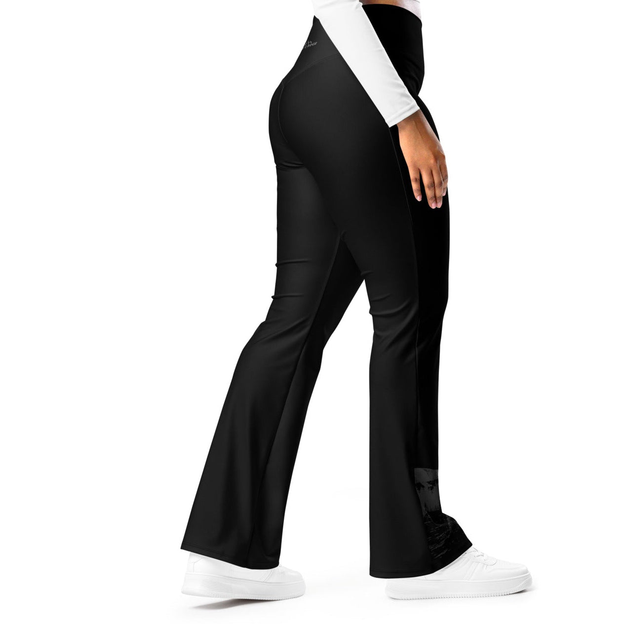 Flared Woodland Leggings, XS-3XL, “Lifting” + Hidden Pocket