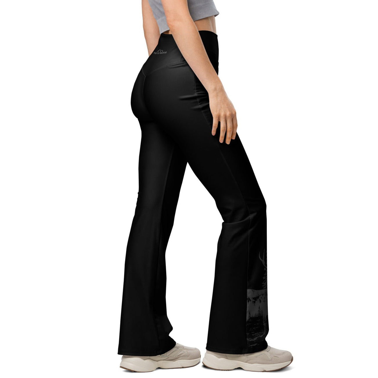 Flared Woodland Leggings, XS-3XL, “Lifting” + Hidden Pocket