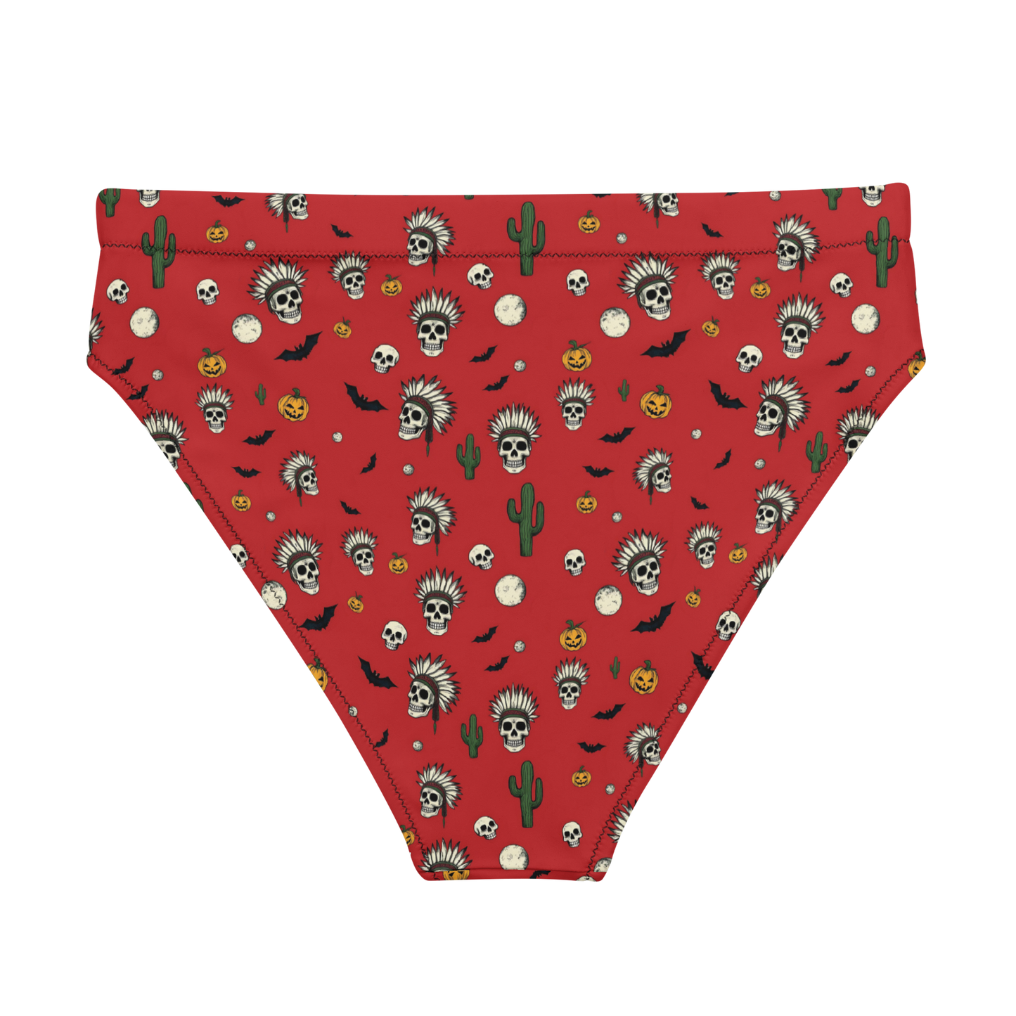 Sugar Skulls: Hallowed Ground High-Waisted Bikini Bottom