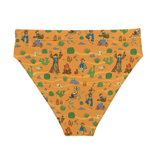 Bones and Embers: Vaquero’s Last Dance High-Waisted Bikini Bottom