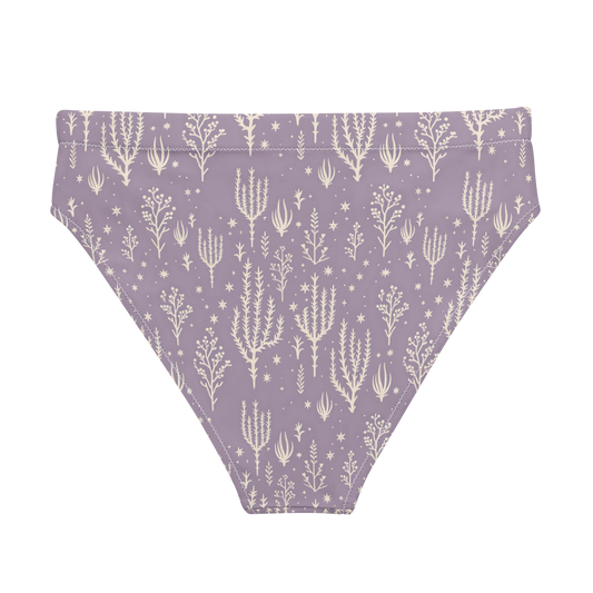 Ocotillo Sunrise: West Texas Blooms High-Waisted Bikini Bottom