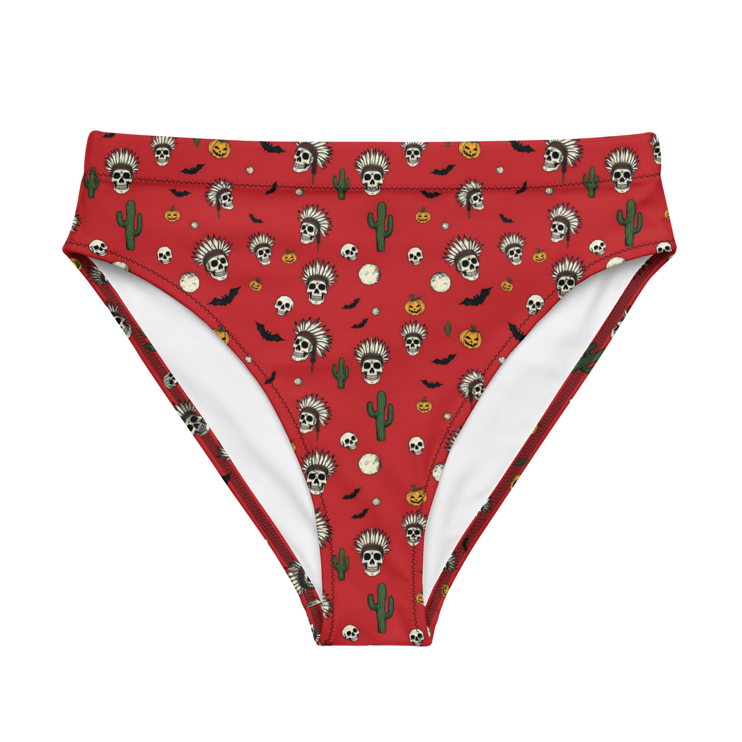 Sugar Skulls: Hallowed Ground High-Waisted Bikini Bottom