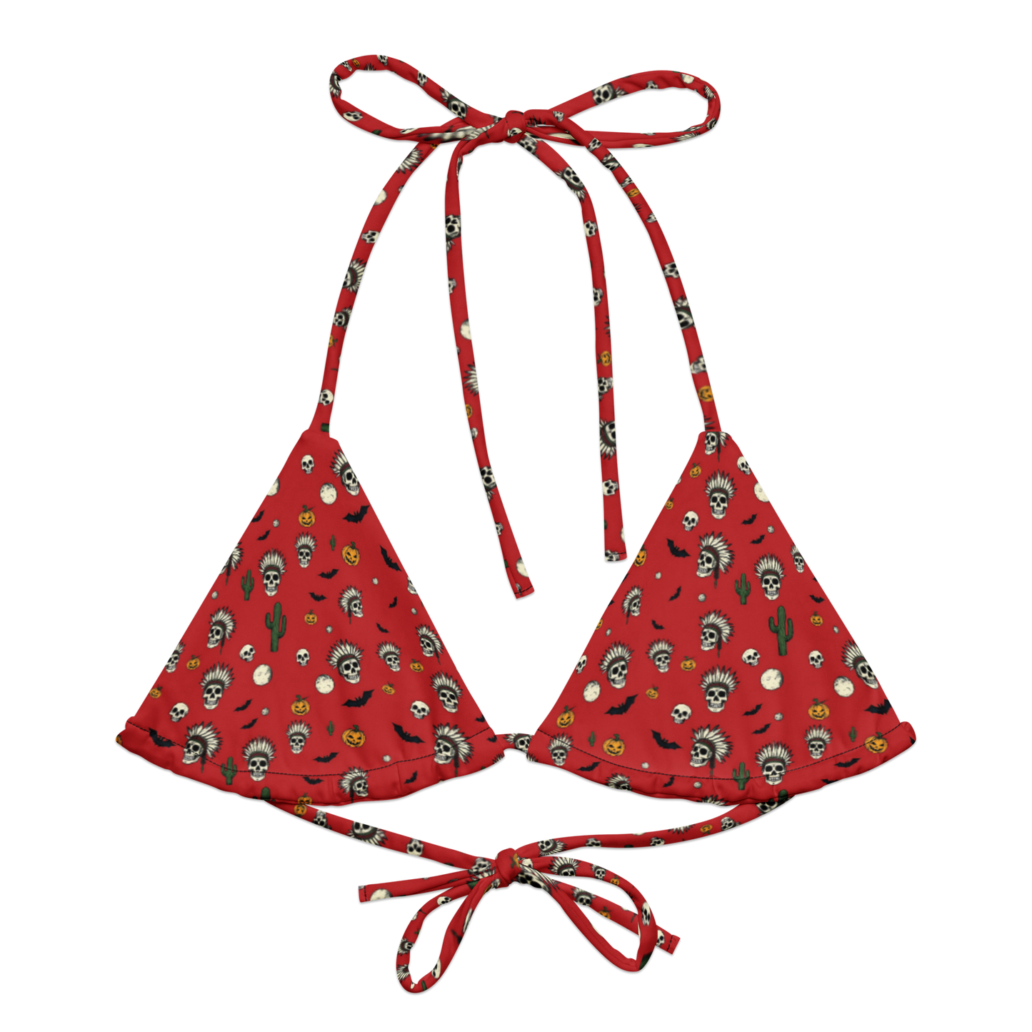Sugar Skulls: Hallowed Ground String Bikini Top
