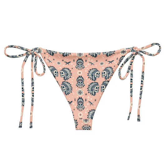 Warrior Calavera: Sunset Ceremonies String Bikini Bottom