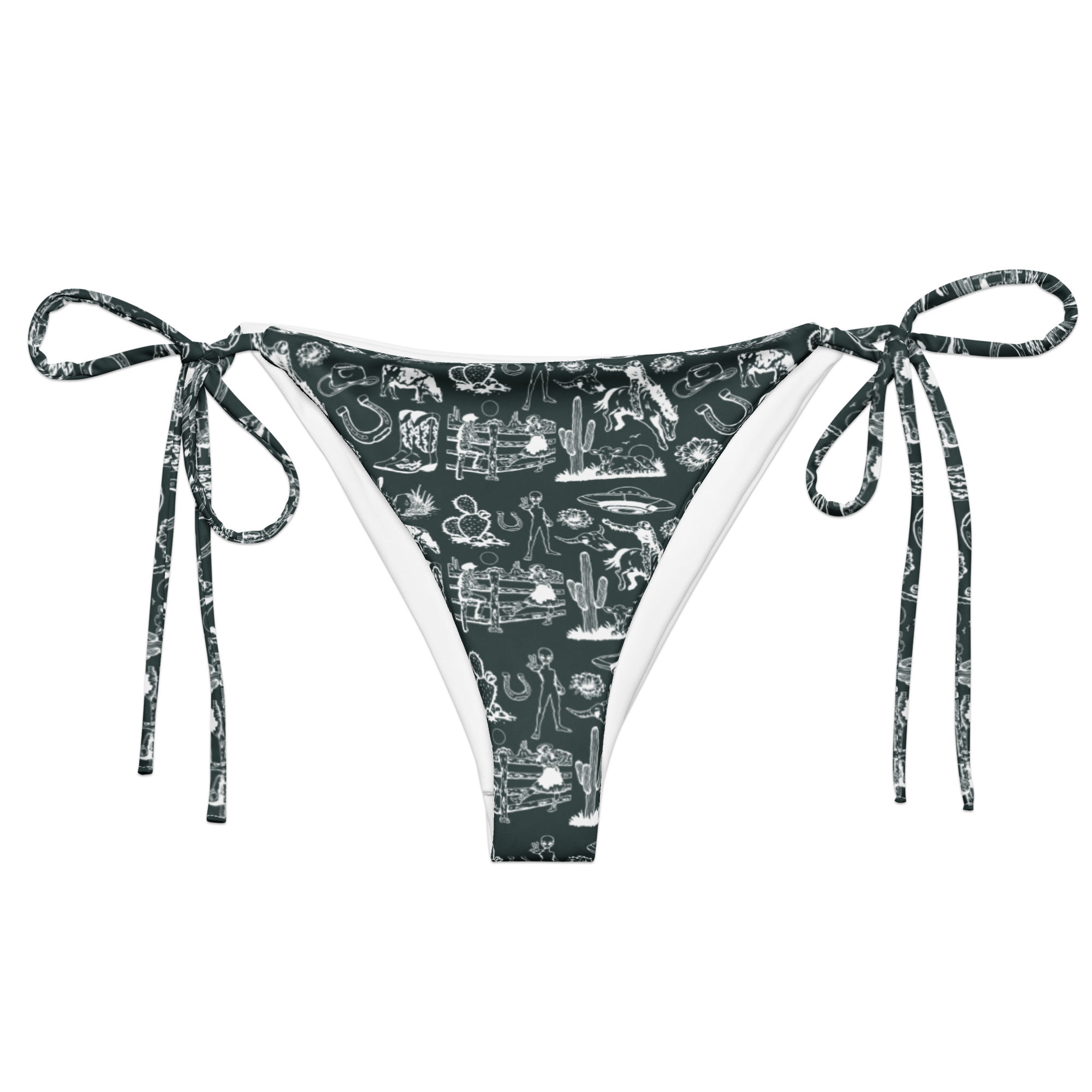 Wild Ride: Broncs, UFOs, and Cactus Skies String Bikini Bottom – Man ...