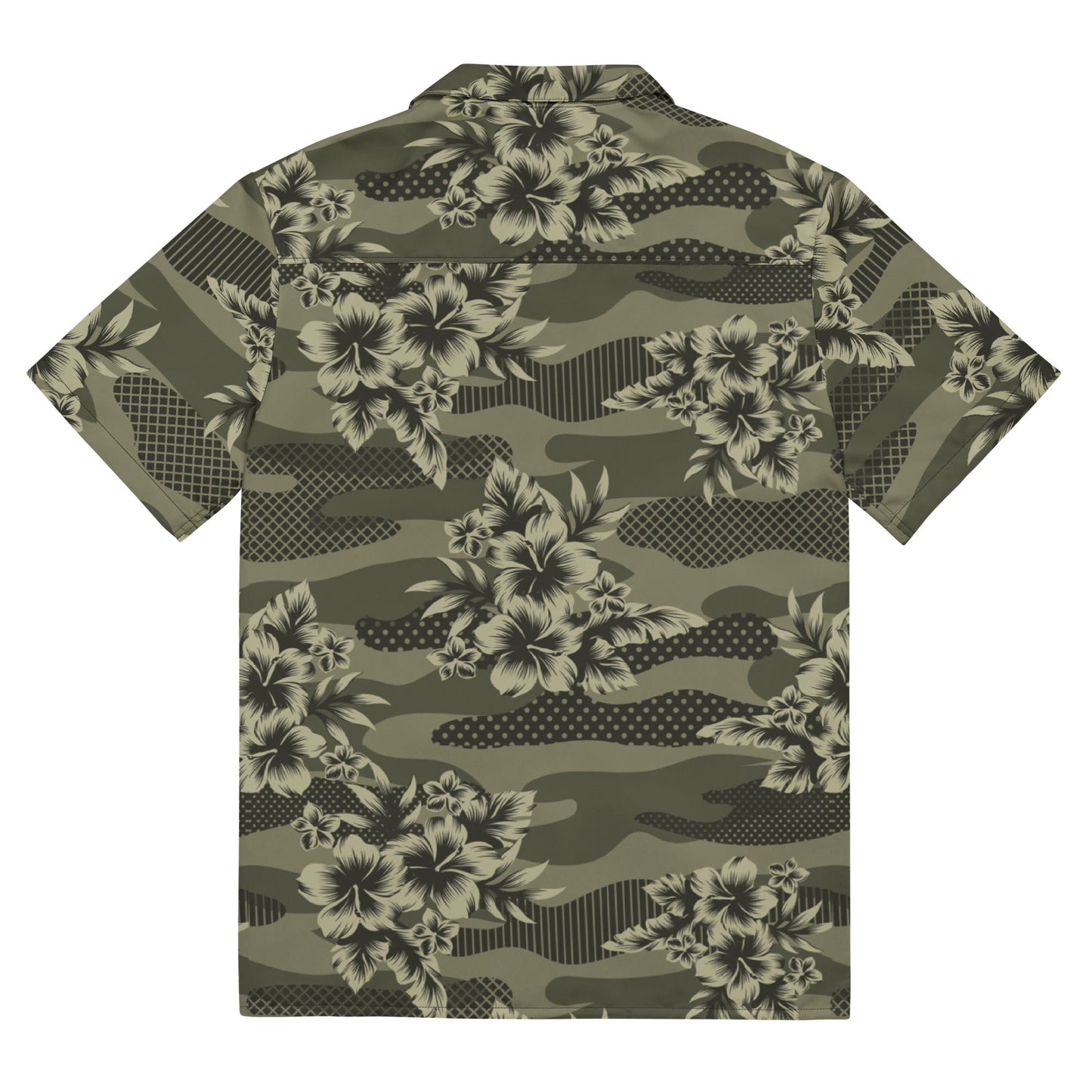 Hawaiian Camouflage Button-Up Shirt