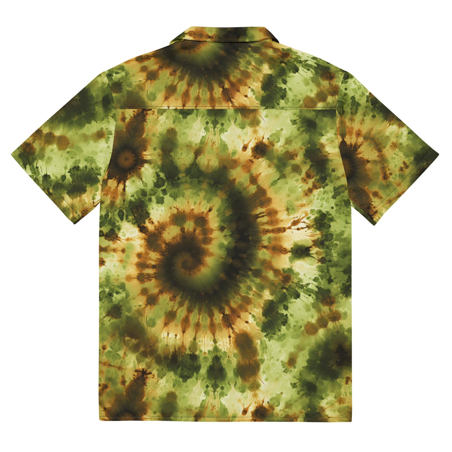 In-A-Gadda-Da-Vida Tie Dye Button-Up Shirt