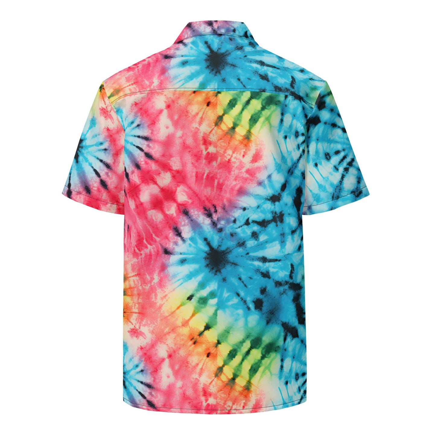 Laurel Canyon Dreamin' Tie Dye Hawaiian Button-Up Shirt