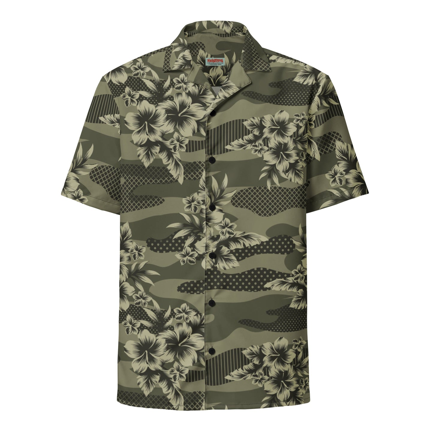 Hawaiian Camouflage Button-Up Shirt