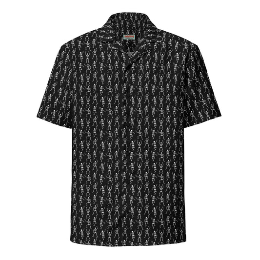Dancing Skeletons Button-Up Shirt