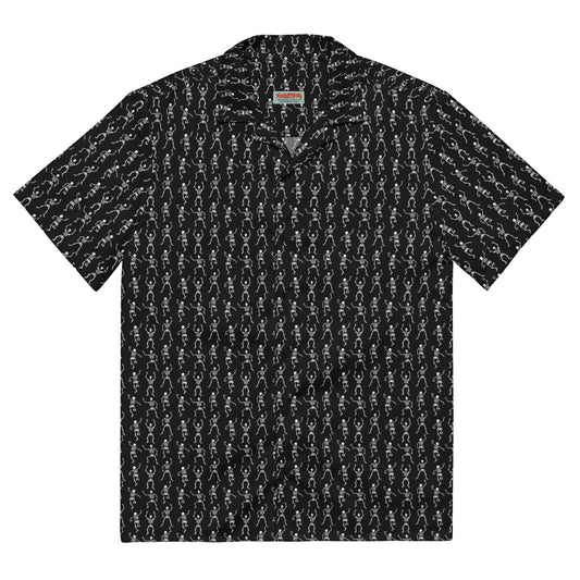 Dancing Skeletons Button-Up Shirt
