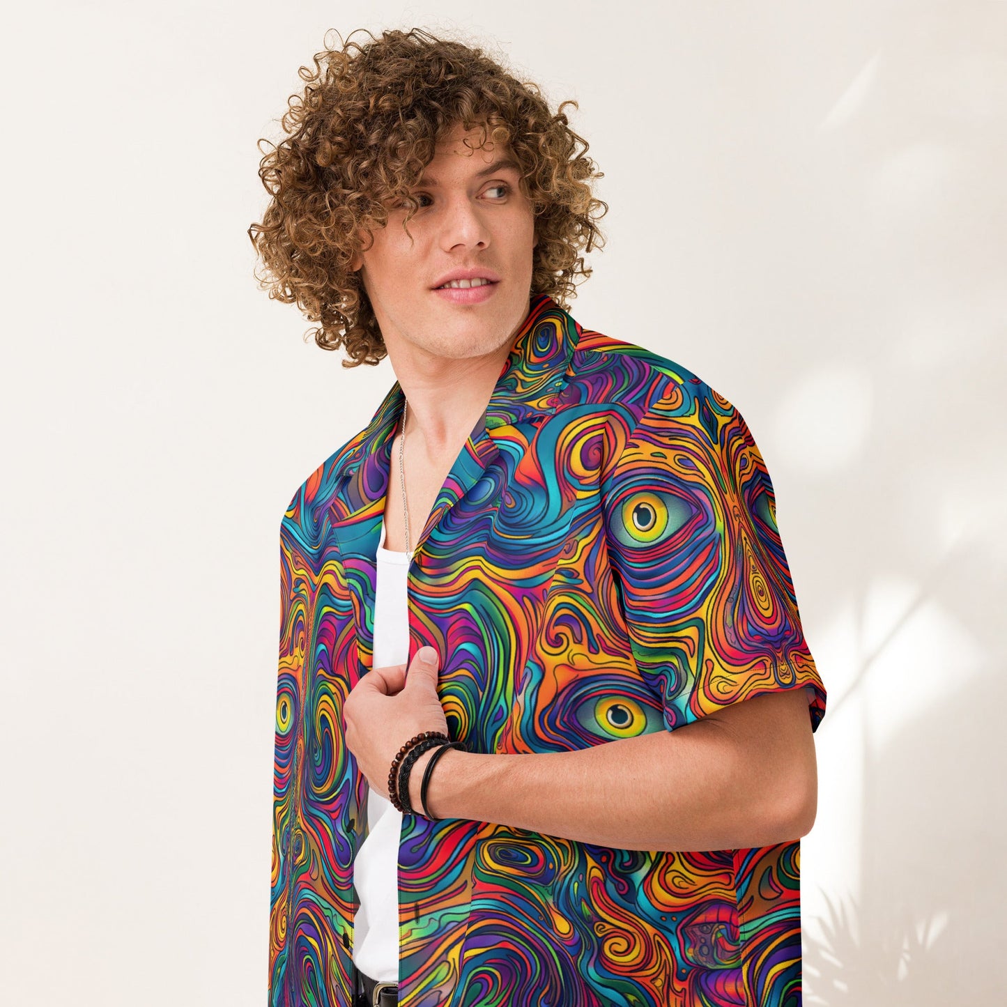 Interdimensional Tripster Machine Elves Button Up Shirt