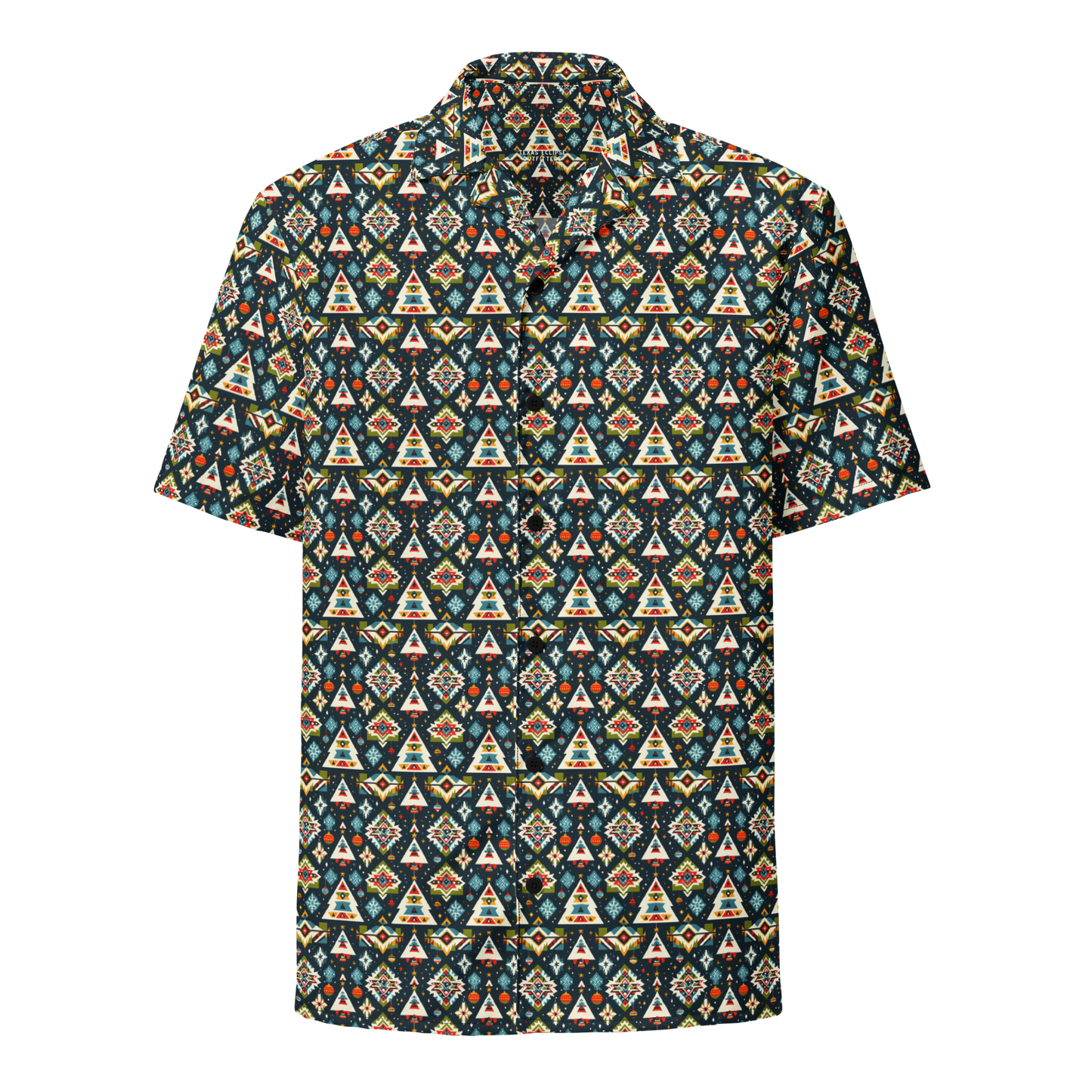 Solstice Spirits: Festive Button-Up Shirt