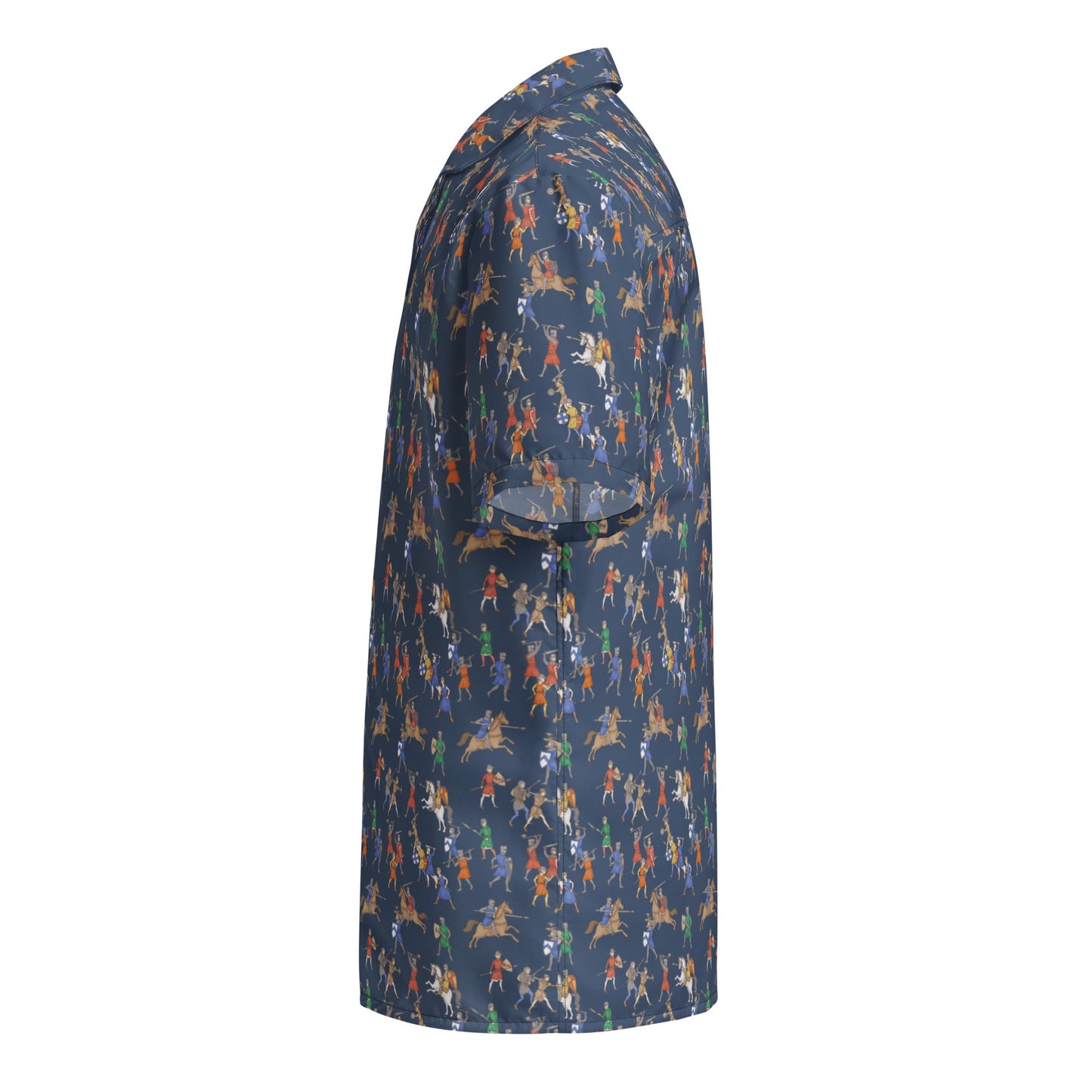 Medieval Battle Button-Up Shirt