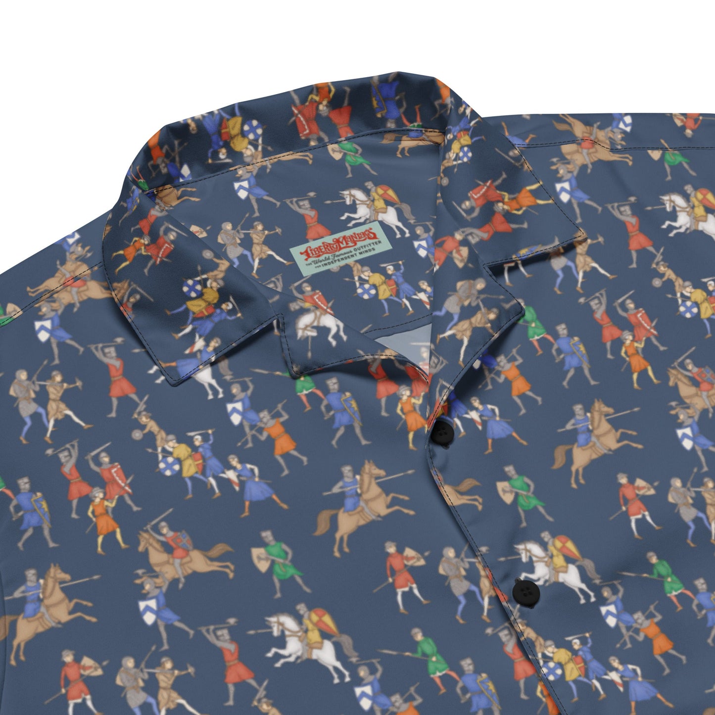 Medieval Battle Button-Up Shirt