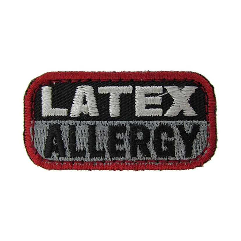 LATEX ALLERGY Patch - BLACK