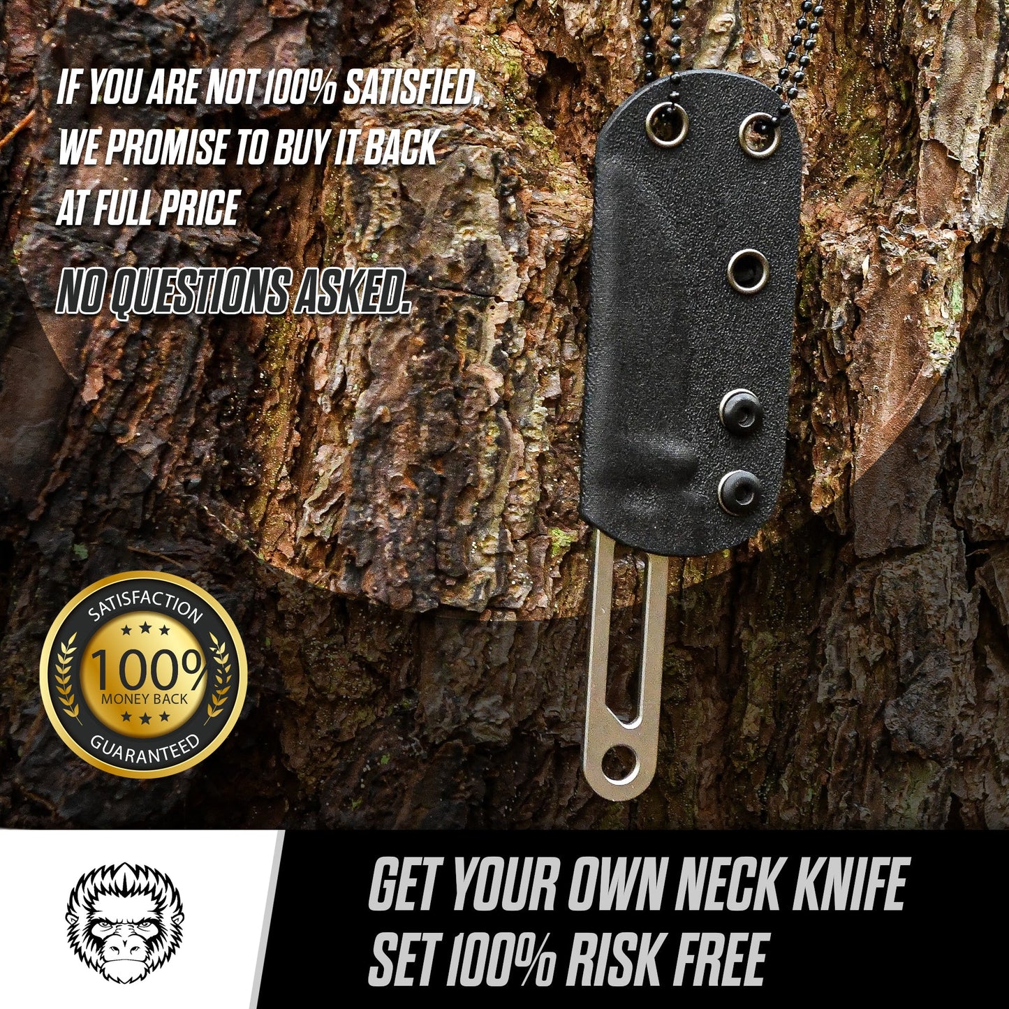 The Scalpel All-Steel Survival Knife Giftset for Outdoors