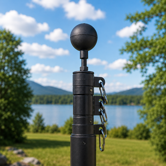 Aluminum Black Bronze Flagpole Ball Topper