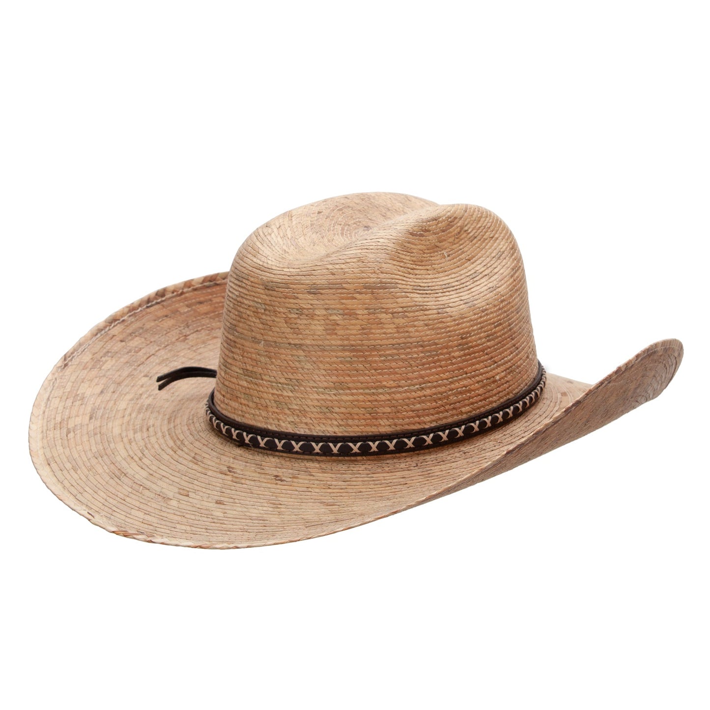 Palm Braid Two Hump Crown Cowboy Hat