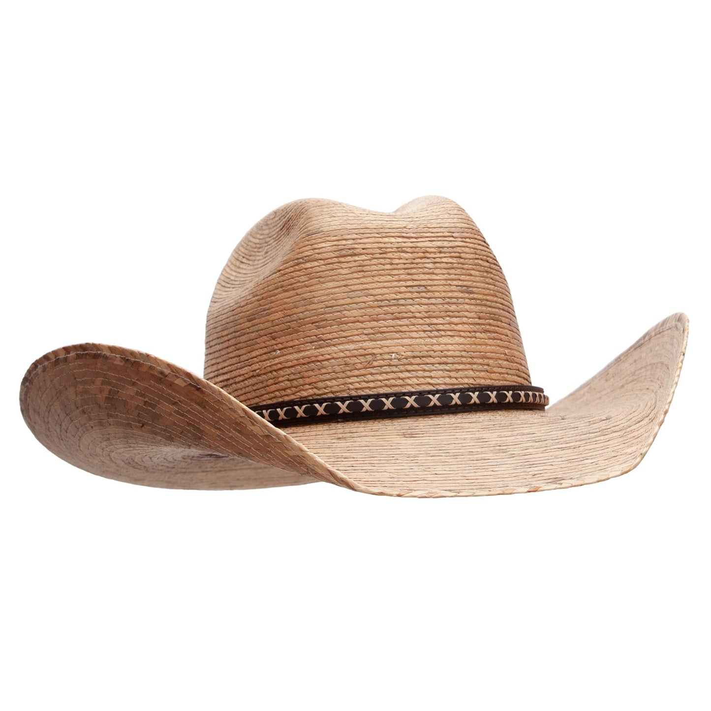 Palm Braid Two Hump Crown Cowboy Hat