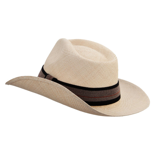 Men's Natural Panama Fedora Hat