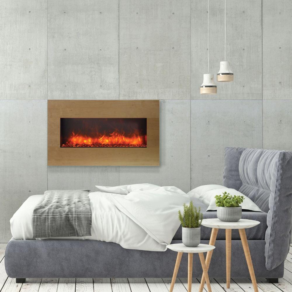 Amantii Panorama XS 40-Inch Built-in Indoor /Outdoor Smart Electric Fireplace (BI‐40‐XTRASLIM)