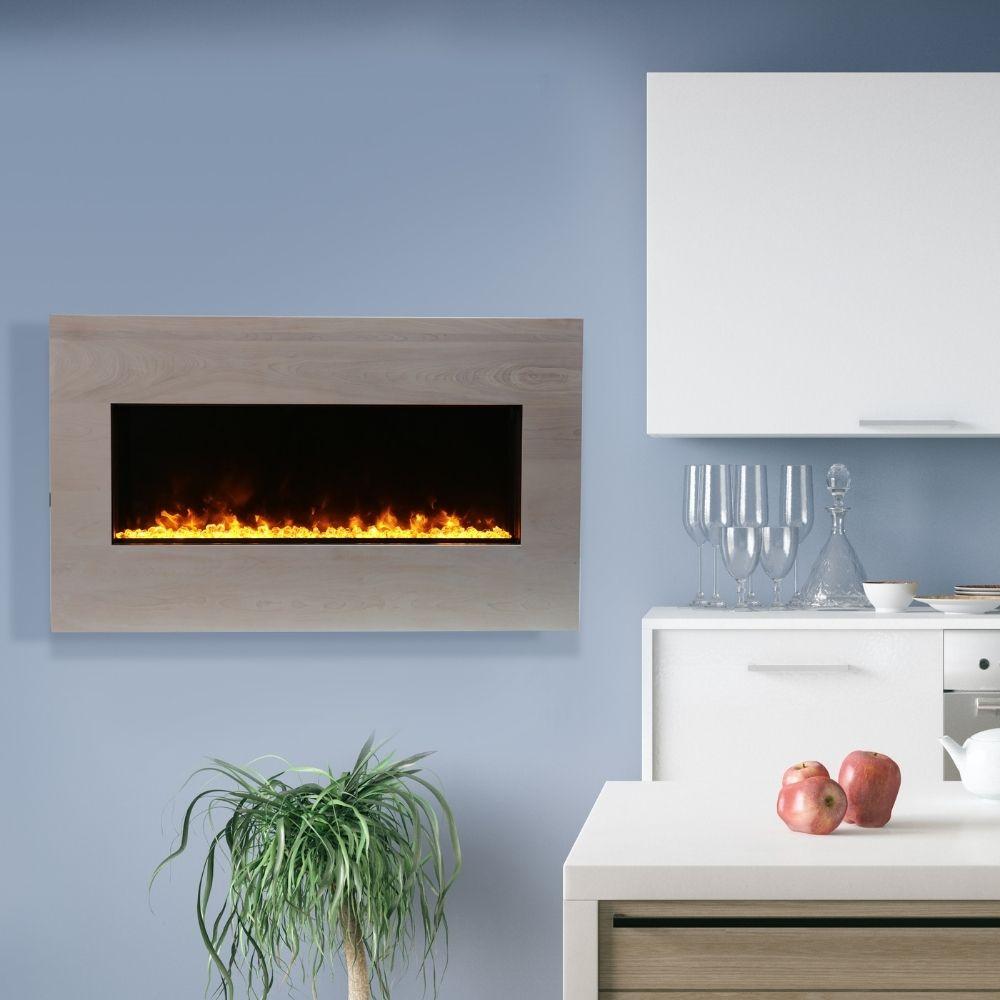 Amantii Panorama XS 40-Inch Built-in Indoor /Outdoor Smart Electric Fireplace (BI‐40‐XTRASLIM)
