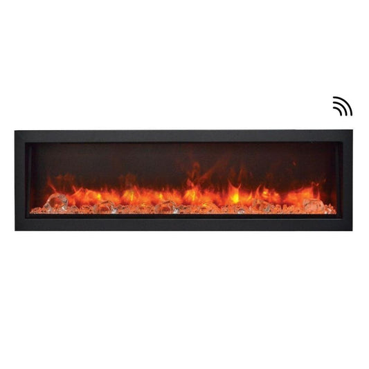 Amantii Panorama DEEP 60-Inch Built-in Indoor/Outdoor Smart Electric Fireplace (BI-60-DEEP)