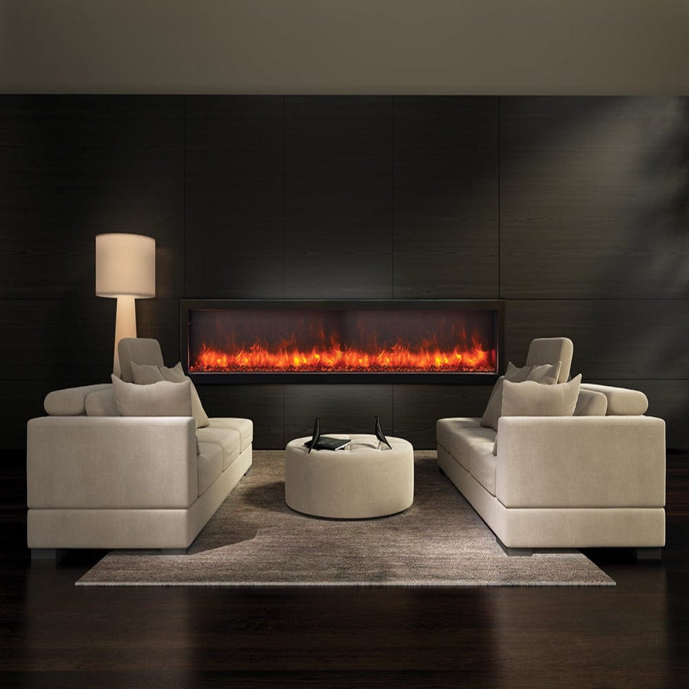 Amantii Panorama SLIM 88-Inch Built-in Indoor /Outdoor Smart Electric Fireplace (BI-88-SLIM)