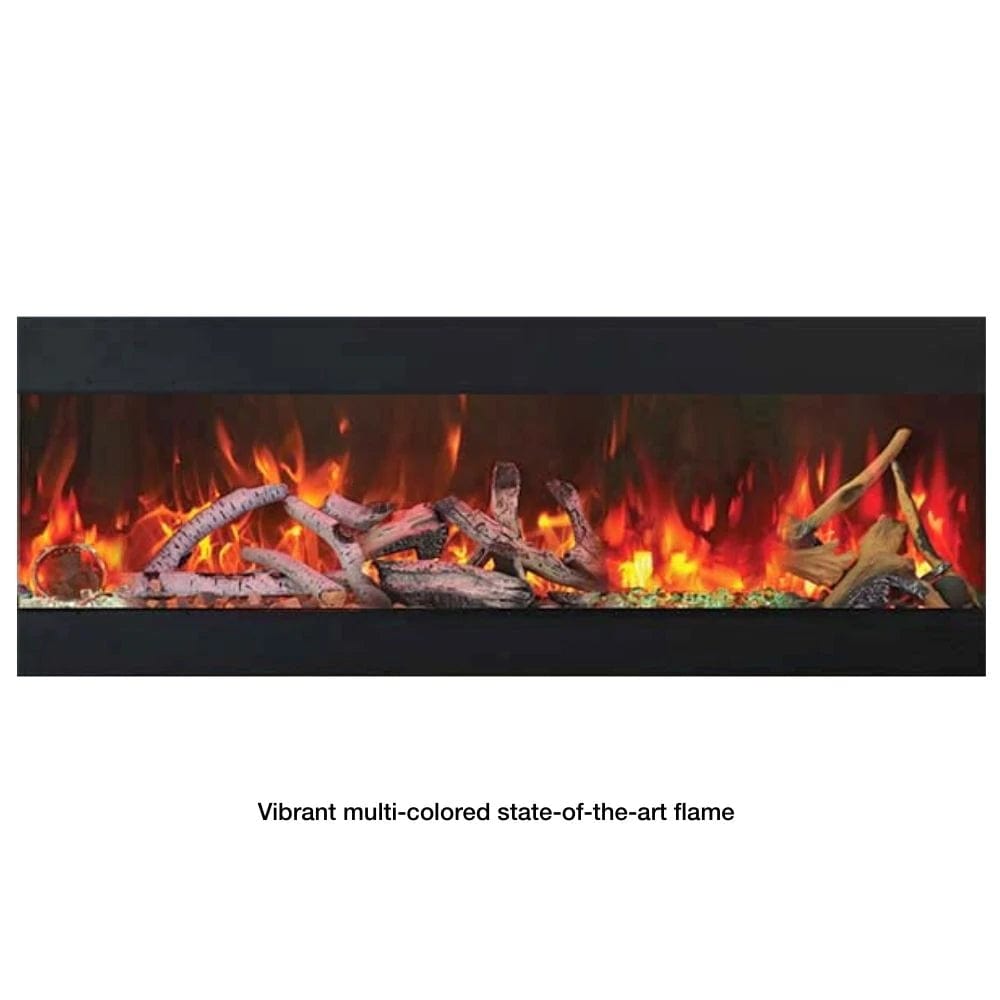 Amantii TRU-VIEW XT Indoor/Outdoor 3-Sided Smart Electric Fireplace