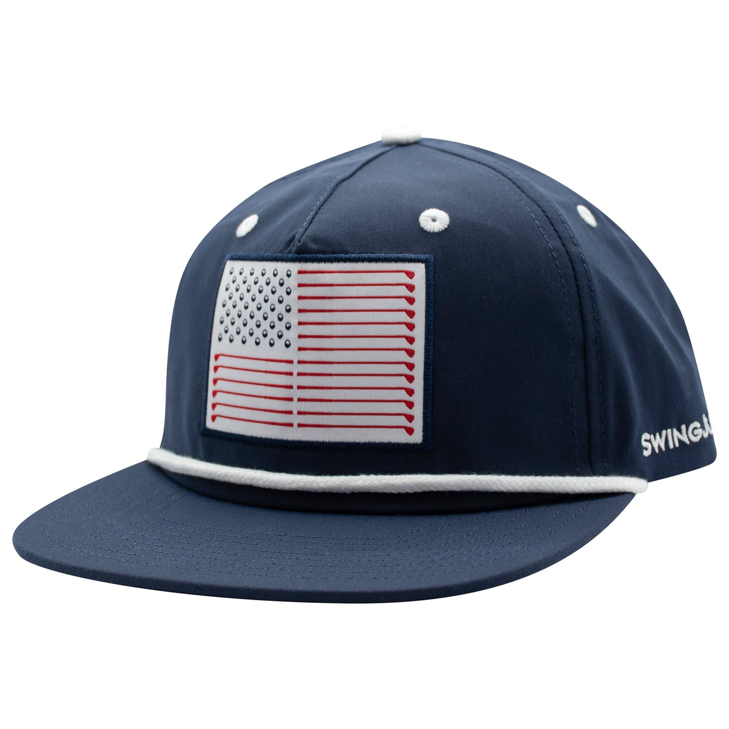 Golf Flag Unisex Active Rope Hat Navy O/S