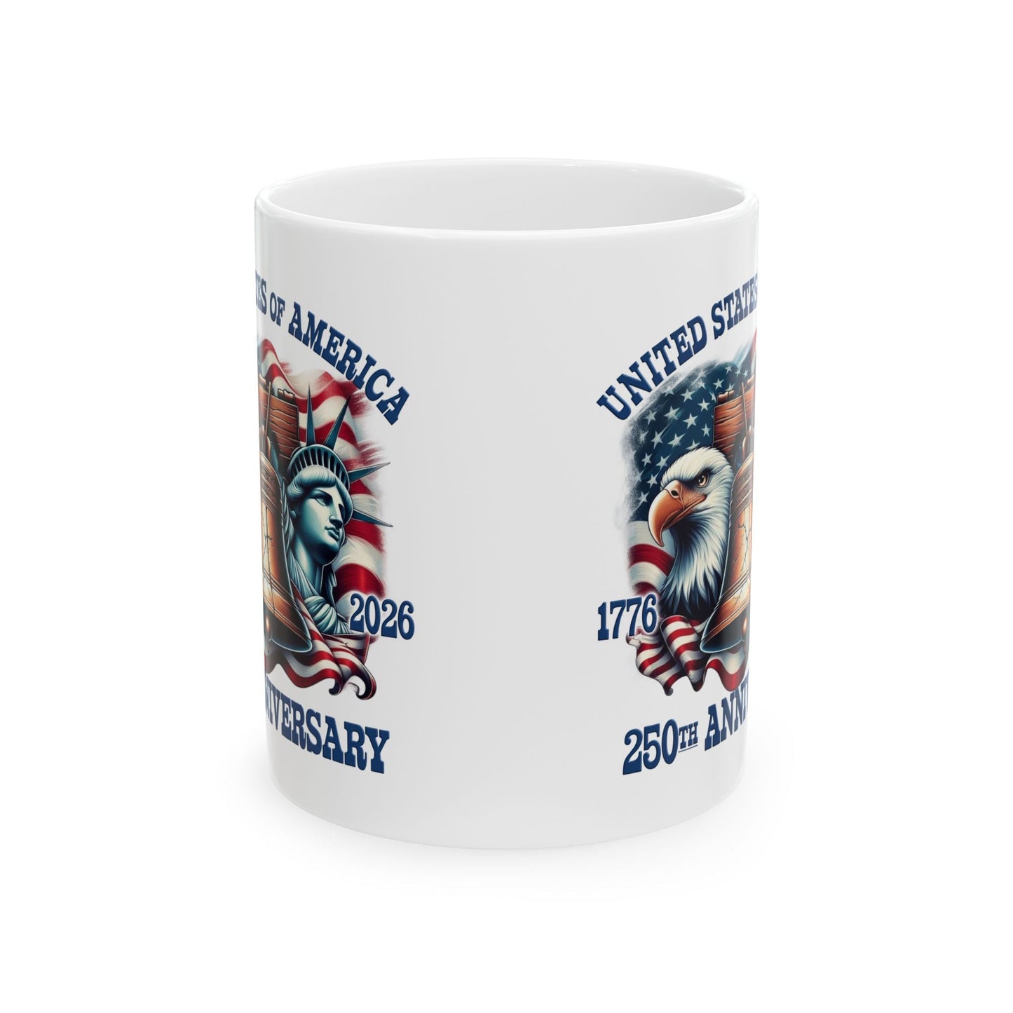 America 250th Anniversary Custom Mug – 1776–2026 Edition