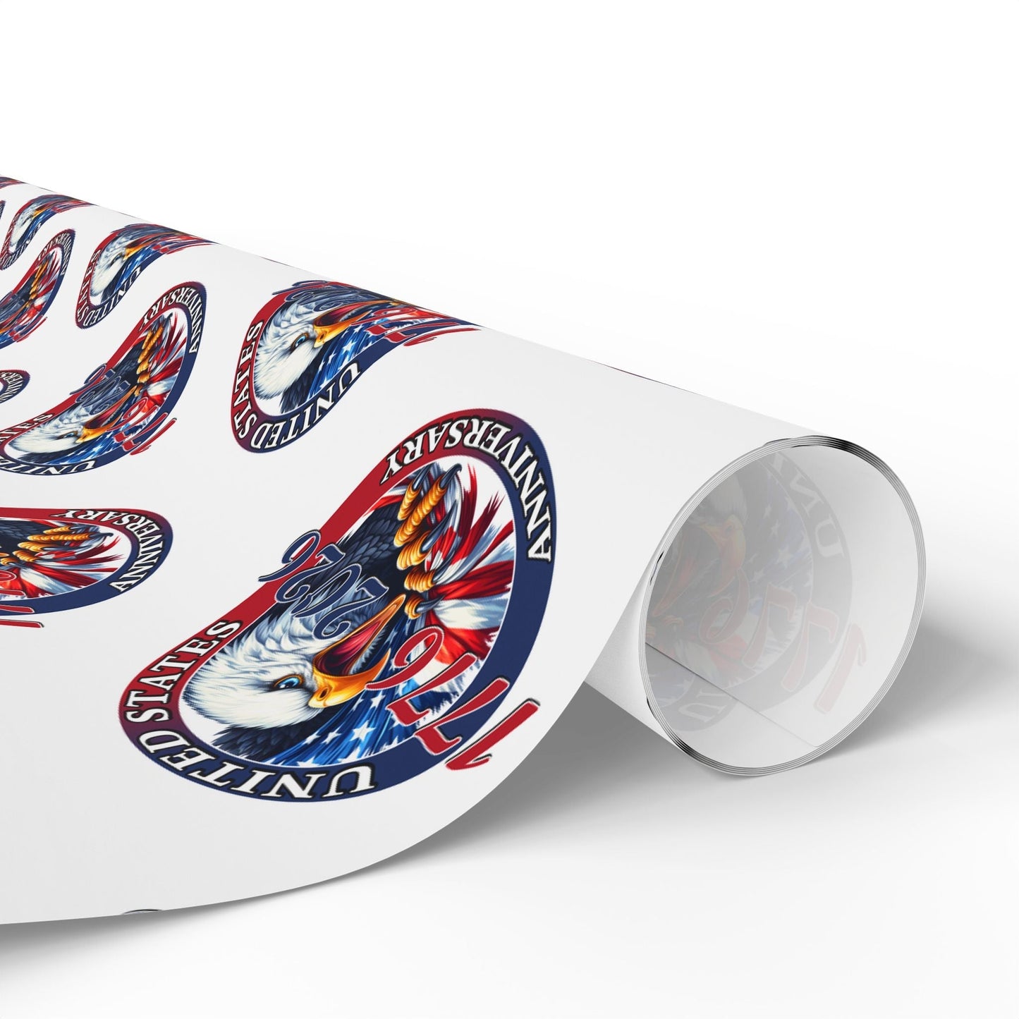 America 250th Anniversary Patriotic Custom Wrapping Paper Roll – 1776–2026 Edition