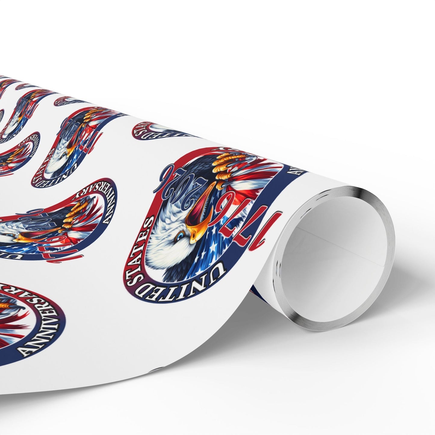 America 250th Anniversary Patriotic Custom Wrapping Paper Roll – 1776–2026 Edition