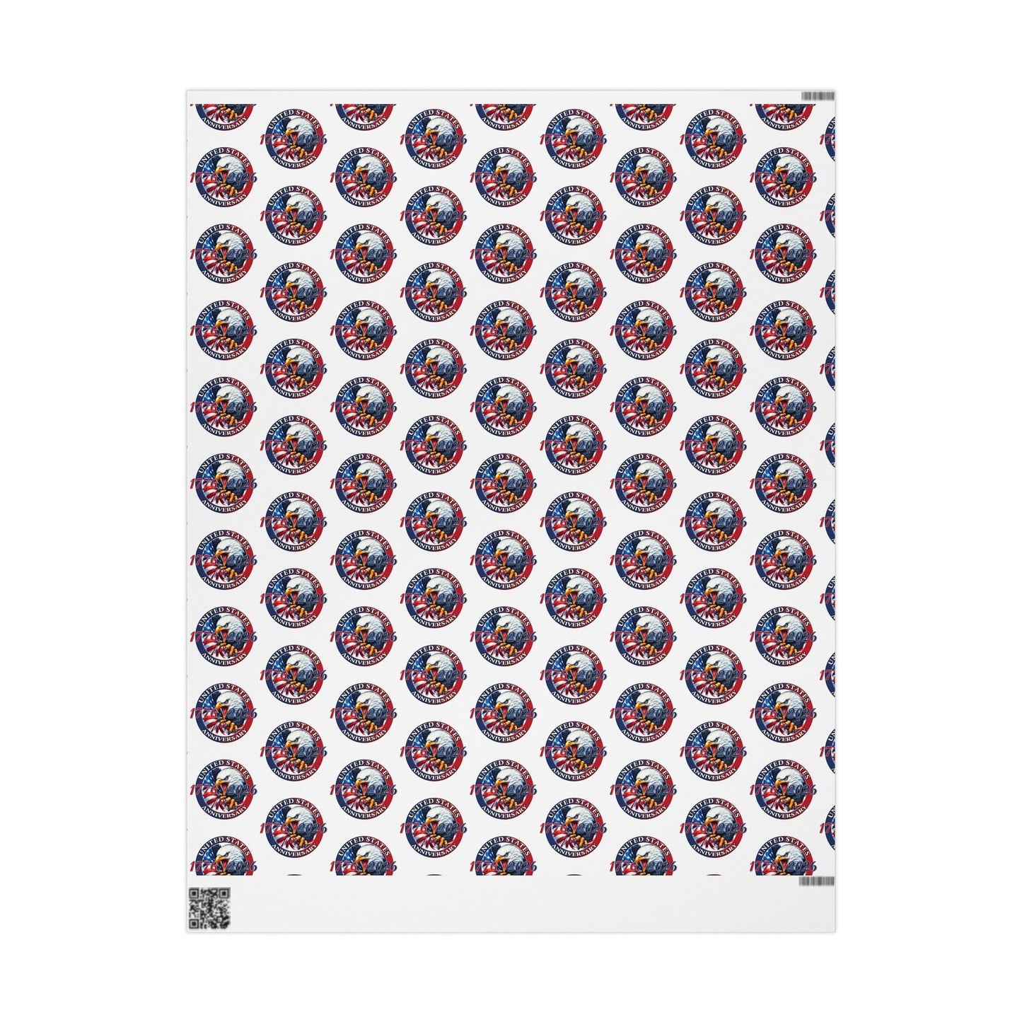 America 250th Anniversary Patriotic Custom Wrapping Paper Roll – 1776–2026 Edition