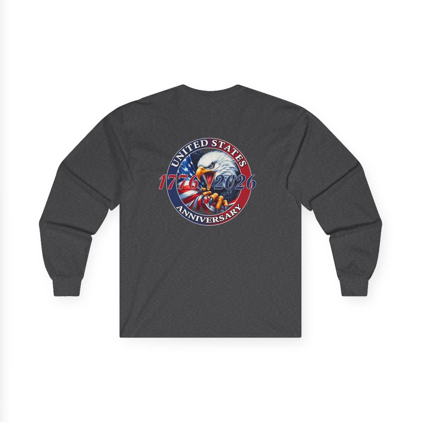 America 250th Anniversary Patriotic Long Sleeve T-Shirt – 1776–2026 Edition